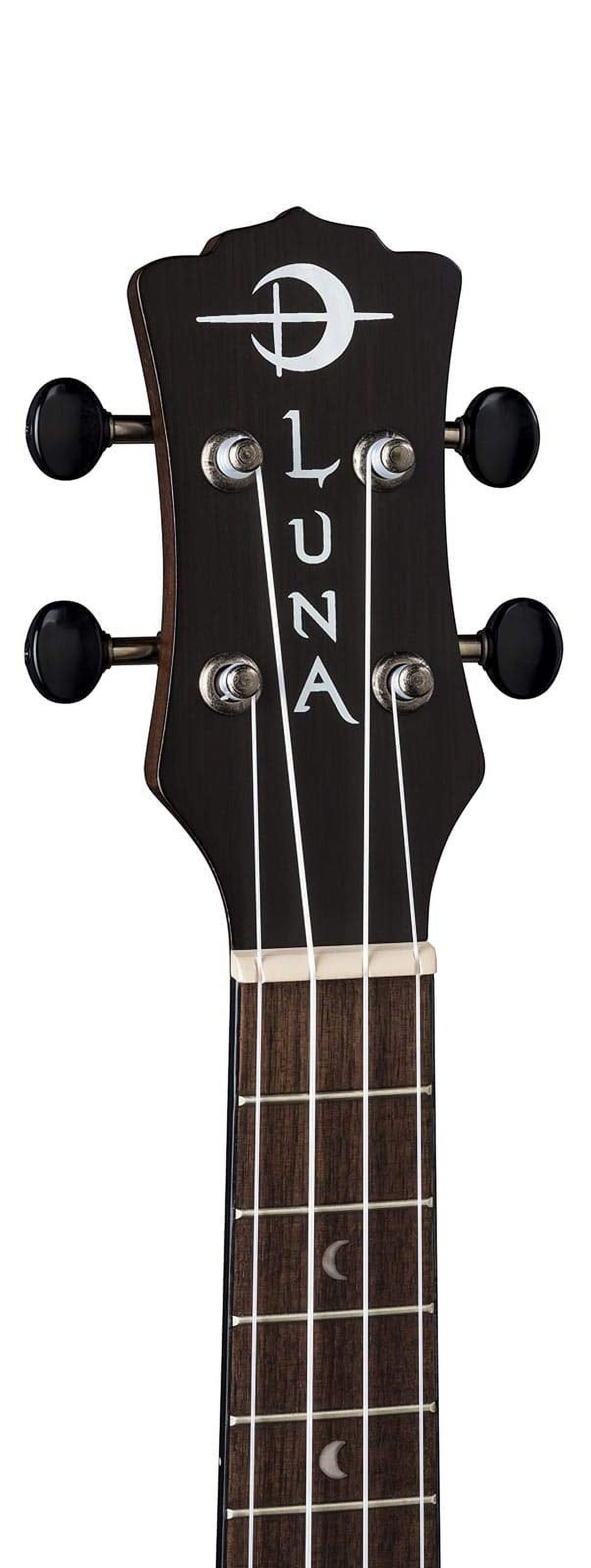 Luna Guitars 4-String Ukulele (UKE Art V C), Distressed Vintage Brownburst, 2.38 lb