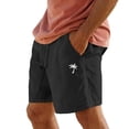 thumbnail image 3 of CONZONE Mens Casual Shorts Elastic Waist Drawstring Summer Shorts for Men Hawaii Graphic Y2K Lightweight Loose Fit Workout Gym Shorts With Pockets, 3 of 6