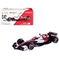 thumbnail image 3 of Alfa Romeo C42 #24 Zhou Guanyu F1 Formula One "Bahrain Grand Prix" (2022) with Display Case 1/43 Diecast Model Car by Bburago, 3 of 5