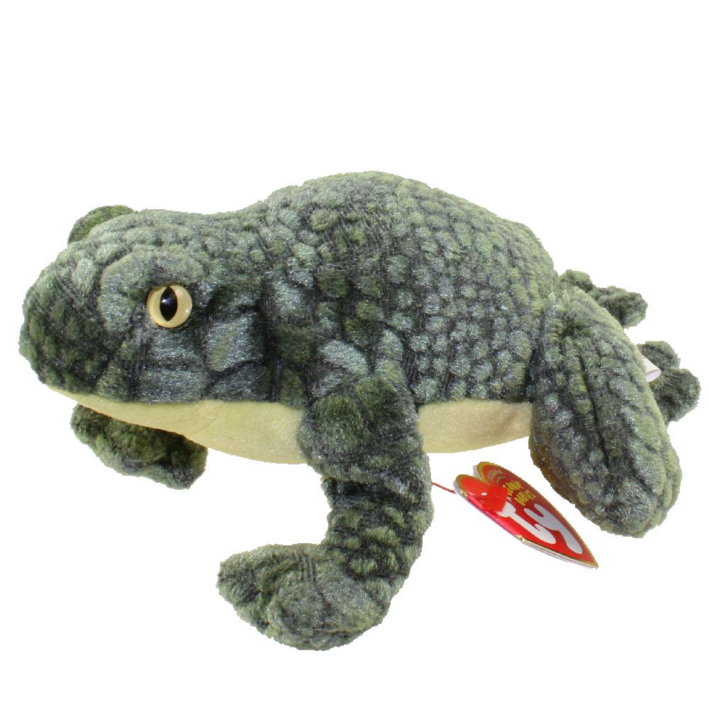 TY Beanie Baby PONDER the Frog (6 inch)