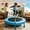 blue, variant on 36 Inch Indoor & Outdoor Mini Trampoline for Kids - Toddler Trampoline with foam-covered Handlebar, Safe Pad & Heavy‑Duty Steel Frame, Perfect Gift for Boys Girls, Pink Blue Green Available