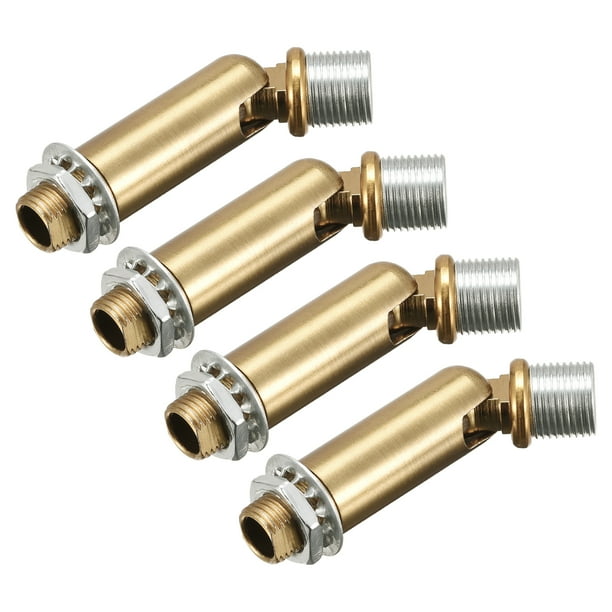 Uxcell Sloped Ceiling Adapter Swivel M10 M12 Thread for Chandelier Gold