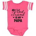 thumbnail image 3 of Inktastic My Best Friend is My Papa with Hearts Boys or Girls Baby Bodysuit, 3 of 5