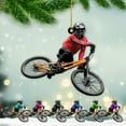 thumbnail image 2 of Personalized Mountain Biking Ornament, Custom Name & Year Christmas Tree Ornaments 2025, Xmas Cyclist Gifts, Mountain Bike Biking Rider Xmas Holiday Keepsake, Bicycle Racing Sport Presents (Style 12), 2 of 7