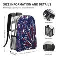 thumbnail image 4 of Gaeub Red White Blue Fireworks 1 Print Clear Backpack ,Clear Transparent Backpack, PVC Bag with Side Pockets,for Concert, Beach, Work, Travel & Sporting, 4 of 7