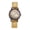 Gold, variant on Women's Stretch Band Watch: Analog Quartz Movement Large Number Dial Stainless Steel Elastic Strap Sunray Dial Wristwatch for Women