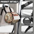 thumbnail image 6 of ZIATUBLE Hummingbird Floral Toilet Paper Holder Kitchen Paper Towel Holder Organizer Lightweight Paper Dispenser for Bathroom Easy to Clean Camping Toilet Paper Pack Tissue Organizer, 6 of 7
