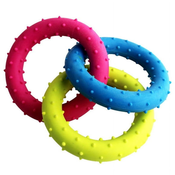 potrochi Dog Toys for Aggressive Chewers,Random Color Rubber Pacifier Puppy Dog Chewing Molar Play Toy Pet Supplies, Pet Chew Toys, Pet Dog Puppy Molar Thorn Chew Toy for Teeth Training