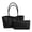 PU Black, variant on WeaveCC Handwoven PU Y2K Tote Bag Set Halloween Shoulder Purse Fall Gift for Women