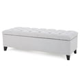 thumbnail image 3 of Charleston  Velvet Tufted Storage Ottoman, 3 of 11