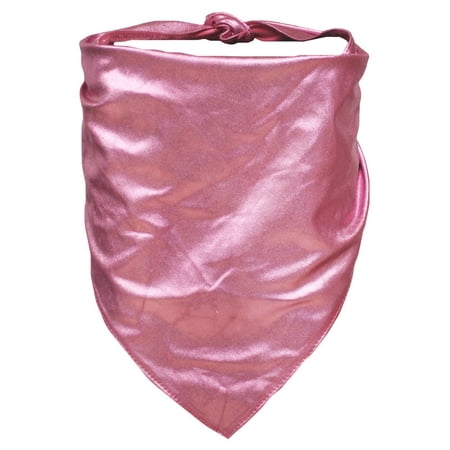Petitebelle Bling Single Color Pet Bandana (Pink Large)