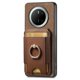 thumbnail image 4 of For Huawei Mate 70 Leather Back Cover with Detachable Card Holder Kickstand - Green, 4 of 5