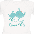 thumbnail image 4 of Inktastic My Gigi Loves Me Boys or Girls Long Sleeve Baby Bodysuit, 4 of 5