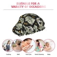 thumbnail image 7 of KLL Skull with Dollar Pattern Shower Cap & Bath Cap for Women,Reversible Oversized Waterproof Shower Caps for all Hair Lengths,Elastic Reusable Bathing Hair Cap, 7 of 7