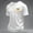 White, variant on Men's 250th Anniversary Usa Shirt National Flag Print Shirt Short Sleeve Work Business Dress Shirt Tops