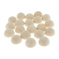 thumbnail image 1 of Rongfmy 20Pcs Half Ball Natural Unfinished Wood For Jewelry Making DIY Crafts 25MM, 1 of 9