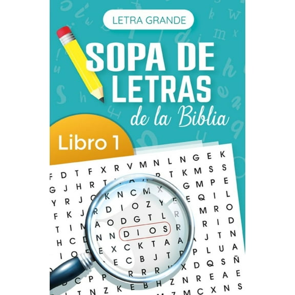 Sopa de Letras de la Biblia Letra Grande Libro 1 (Bible Wordsearch Large Print Book 1), (Paperback)