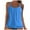 Light Blue, variant on Women Underwire Tankini Top Only - Modest Flowy Bathing Suit Swimsuit Tops with Bra Support No Bottom 2025