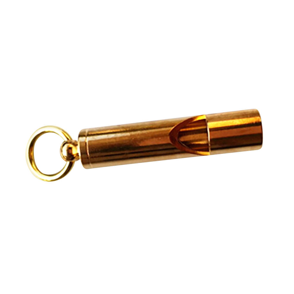 Portable Brass Safety Whistle for Scuba Diving Camping Hiking Emergency Tool 