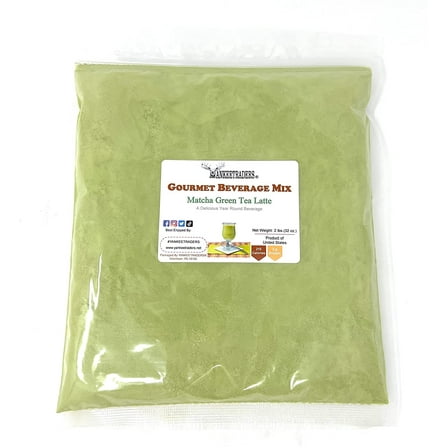 YANKEETRADERS Matcha Green Tea Latte Mix - 2 lbs.