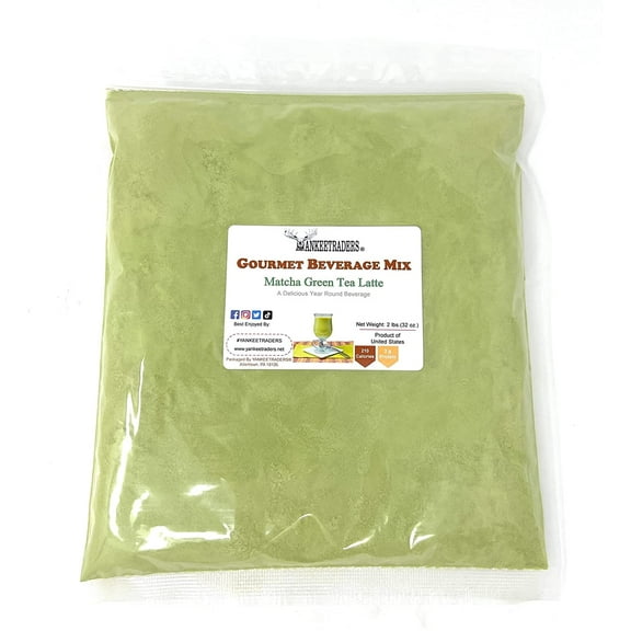 YANKEETRADERS Matcha Green Tea Latte Mix - 2 lbs.