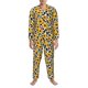 thumbnail image 3 of Fotbe Cow Print Sunflower Pijama de Hombre con Estampado de Manga Larga, Conjunto de 2 Piezas, Ropa de Dormir Suave y Cómoda con Bolsillos-Large, 3 of 7
