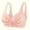 Pink, variant on Bpmpbo Front Button Closure Bra Comfort Full-coverage Bra,Ladies Traceless Comfortable No Steel Ring Vest Breathable Gathering Front Opening Buckle Bra Woman Underwear