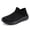 Black, variant on LASUDRAA Men's Sneakers Slip On Casual Shoes Breathable Walking Fit Mesh Running shoes