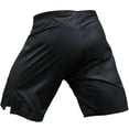 thumbnail image 2 of Meister ELITE FLEX Fighter Board Shorts for MMA Training and Gym Workouts - Blank No Logo - Black - Medium (32-33), 2 of 5