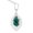 malachite, variant on Solid 925 Sterling Silver Necklace For Women, Genuine Malachite Cabochon Green Pear Gemstone Unique Handcrafted Necklace For Her