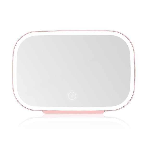 Coche Sombrero tholdsy Clip-on LED espejo maquillaje rosa