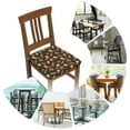 thumbnail image 7 of KLL Fast Food Pattern Seat Covers for Dining Room Chairs,Washable Chair Seat Chair Covers Seat Protector-Four Pieces, 7 of 7