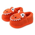 thumbnail image 5 of CHENge Big Boys Slippers Size 4-4.5 Fluffy Cartoon Cotton Slippers Indoor Wear Girl's Fashion (Orange, 4-4.5 Years), 5 of 5