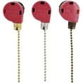 thumbnail image 4 of 3PC Ceiling Fan Switch 3 Speed 4 Wire Ear ZE-268S6 Fan Pull Chain Switch Replacement Speed Control Switch Copper, 4 of 7