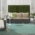 thumbnail image 3 of Pemberly Row 7' x 10' Blue Green Outdoor Indoor/Outdoor Rug Polypropylene, 3 of 9