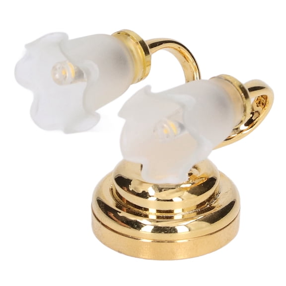 Doll House Miniature Wall Lamp, Miniature Lights Beautiful Battery Powered For 1:12 Doll House
