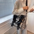 thumbnail image 3 of Bolso de hombro Mujer Algodón Acolchado Casual Crossbody Nylon Bolso grande Plata, 3 of 8