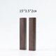 thumbnail image 1 of 2pcs Chinese Calligraphy Paperweight: 15CM Solid Wood with Smooth Surface - Traditional Ink Painting & Brush Writing Tool - Artistic Desk Accessory, 1 of 3