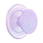 PopSockets Phone Grip for MagSafe, Magnetic Holder, Phone Stand, Pink - Opalescent Clear