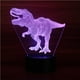 thumbnail image 4 of Toystoory Lámpara de cabecera de dinosaurio 3D Holograma Ilusión Luz nocturna con control remoto Iluminación y accesorios Toystoory HA020118-00, 4 of 6