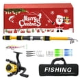 thumbnail image 1 of Combo Carrete Caña Pescar Juego Regalos Pesca Navidad para Hombres, 1 of 9