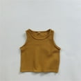 thumbnail image 2 of Coerni Boys Girls Toddler Sleeveless Tank Top Soft Cotton Summer Vest Tops, Casual Crewneck Undershirt Baby Solid Color Shirts, 2 of 4