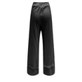 thumbnail image 5 of aidice Wide Leg Pants for Women Yoga Pants High Waisted Straight Ruffle Stretchy Flowy Trousers, 5 of 5