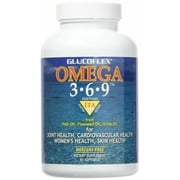 Glucoflex Omega 3-6-9, Omegas From Epa/Dha Fish Oil For Joint Health, 20 Servings