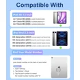 thumbnail image 2 of Getino Keyboard Case for iPad Air 13 Inch (M4/M3/M2) & iPad Pro 12.9 inch (6th/5th/4th/3rd Gen) with Multi-Touch Trackpad & Pencil Holder, 7 Colors Backlight Detachable Folio Keyboard Cover, 2 of 8