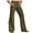 H-Green, variant on 2025 Men's Casual Pants Men'Summer Casual Lace Pantalones De Hombre Up Pocket Solid Color Brown Pants Men Pants Memory Foam Slip Size Open Mens Sports