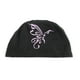 thumbnail image 1 of Gorro de natación de nailon con estampado de mariposa único, 1 Pc, negro y rosa, 1 of 5