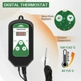 thumbnail image 5 of EAGLE PEAK Digital Heat Mat Thermostat Controller 42–108 °F for Heat Mat, Greenhouse, Heater Fan, Seedling, Germination, Fermentation and Reptiles, 15A/1800W, 5 of 7