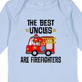 thumbnail image 4 of Inktastic Best Uncles Are Firefighters Boys or Girls Long Sleeve Baby Bodysuit, 4 of 5