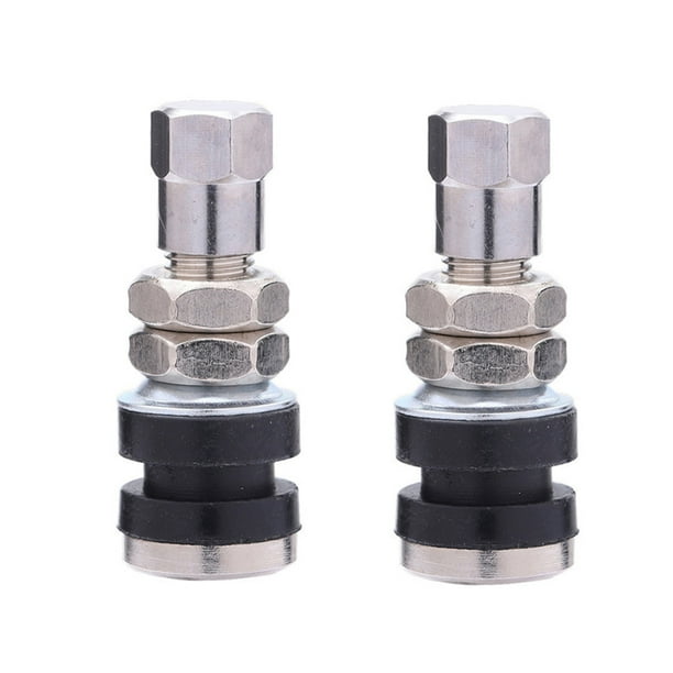 Speravity 2 piezas de válvula de neumático sin cámara de motocicleta de Metal portátil profesional modificado reemplazo de válvulas de motocicleta Accesorios para motos Speravity VI017108-00B